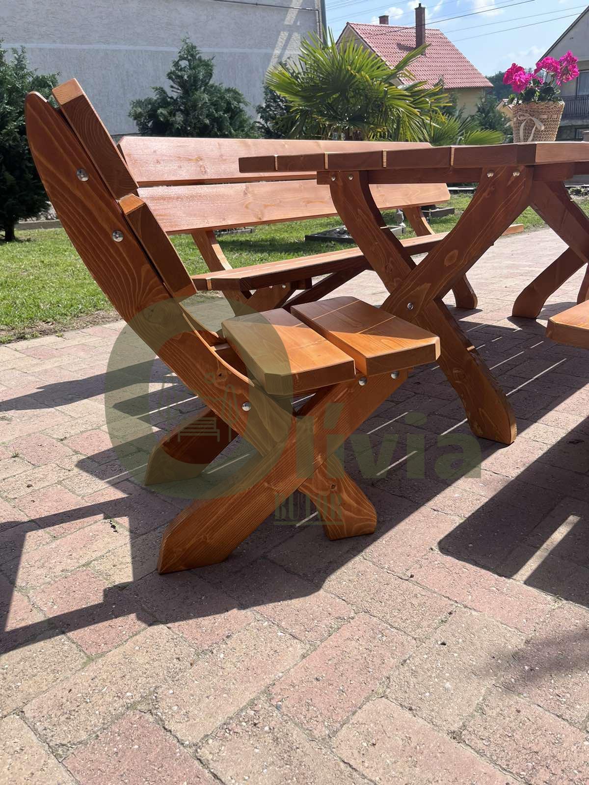 Kerti bútor 2 paddal és 2 székkel - Image 3