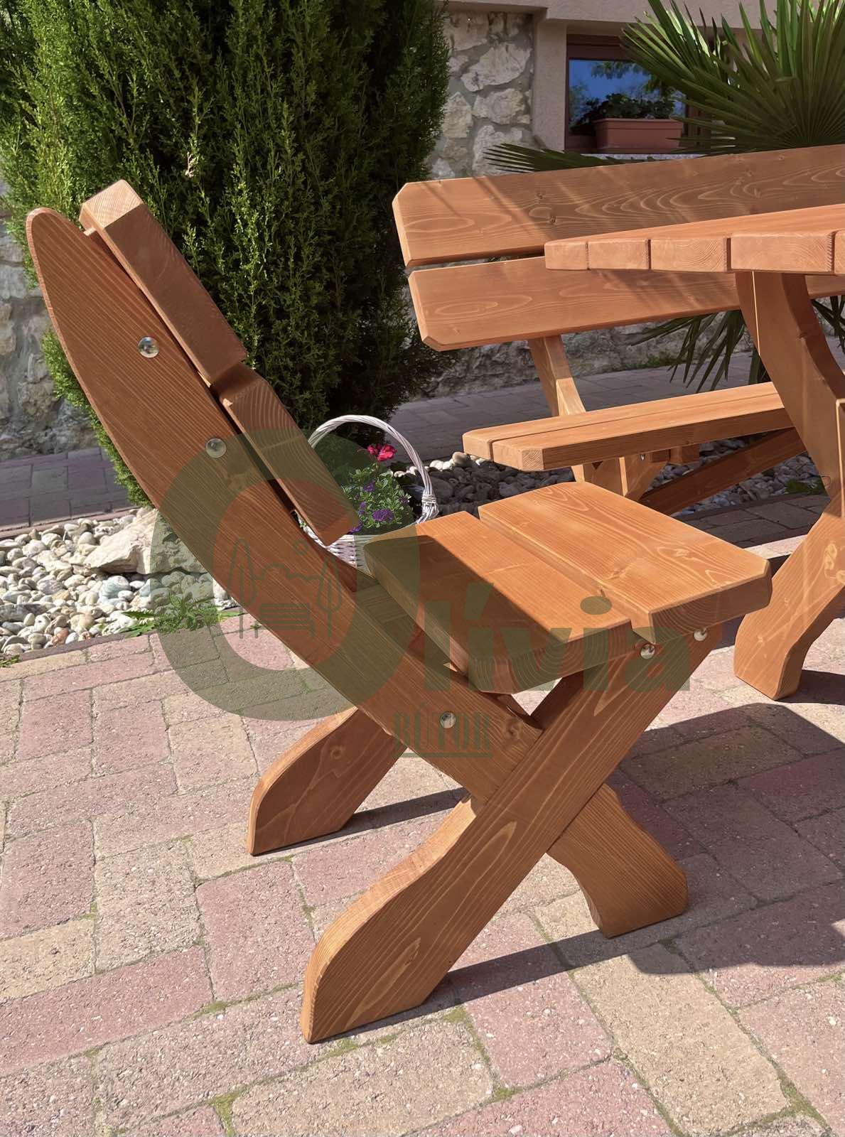 Kerti bútor 2 paddal és 2 székkel - Image 2